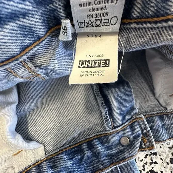 Vintage Calvin Klein Jeans Mens 36x30 Double Stonewash Made In USA 90's BMPP171 - Picture 8 of 12